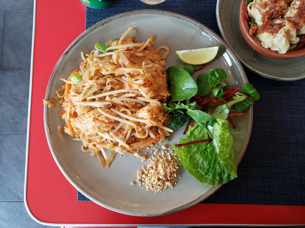 Thai food typical of Weeping Tiger